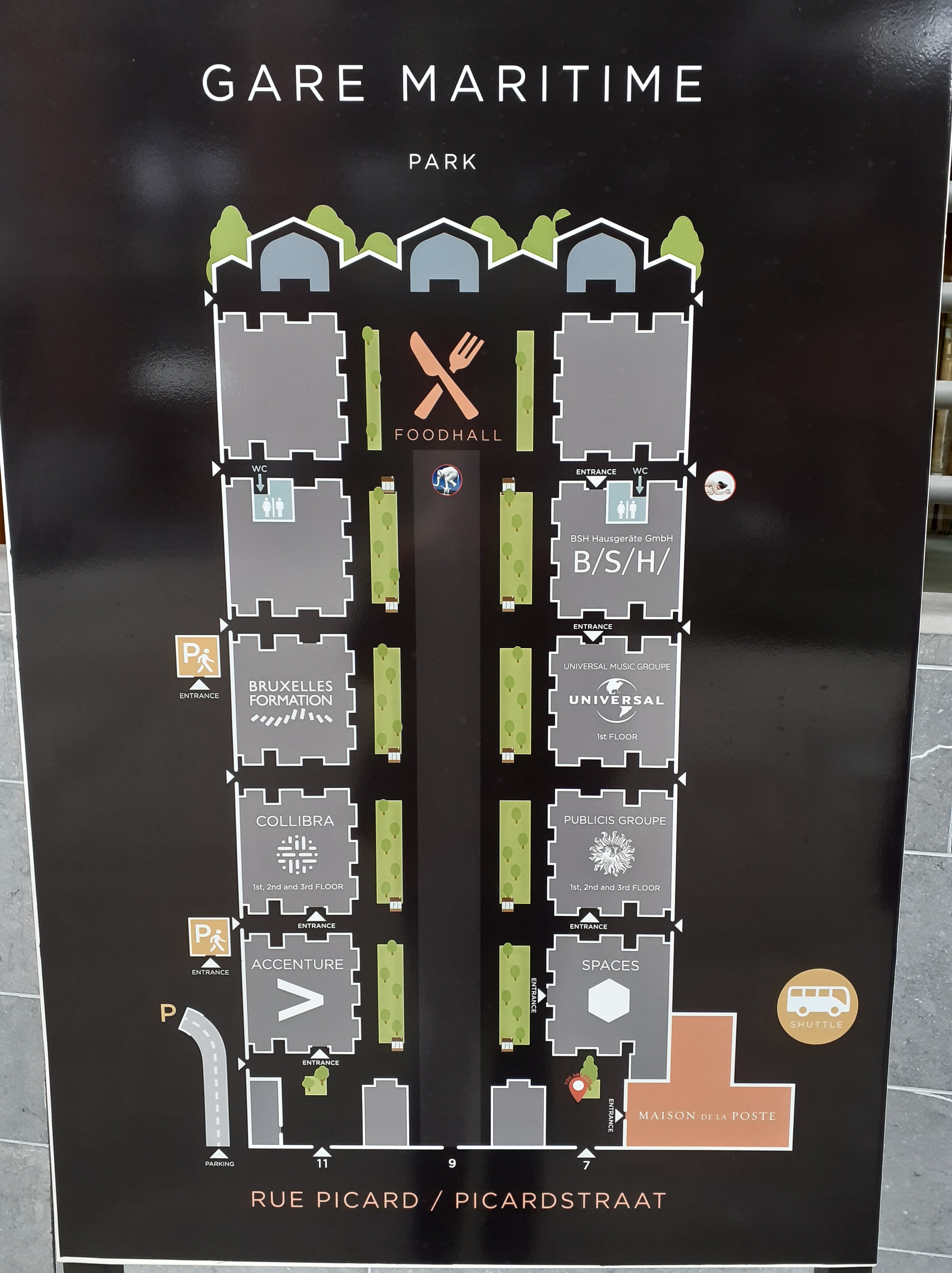 Plan de la Gare Maritime
