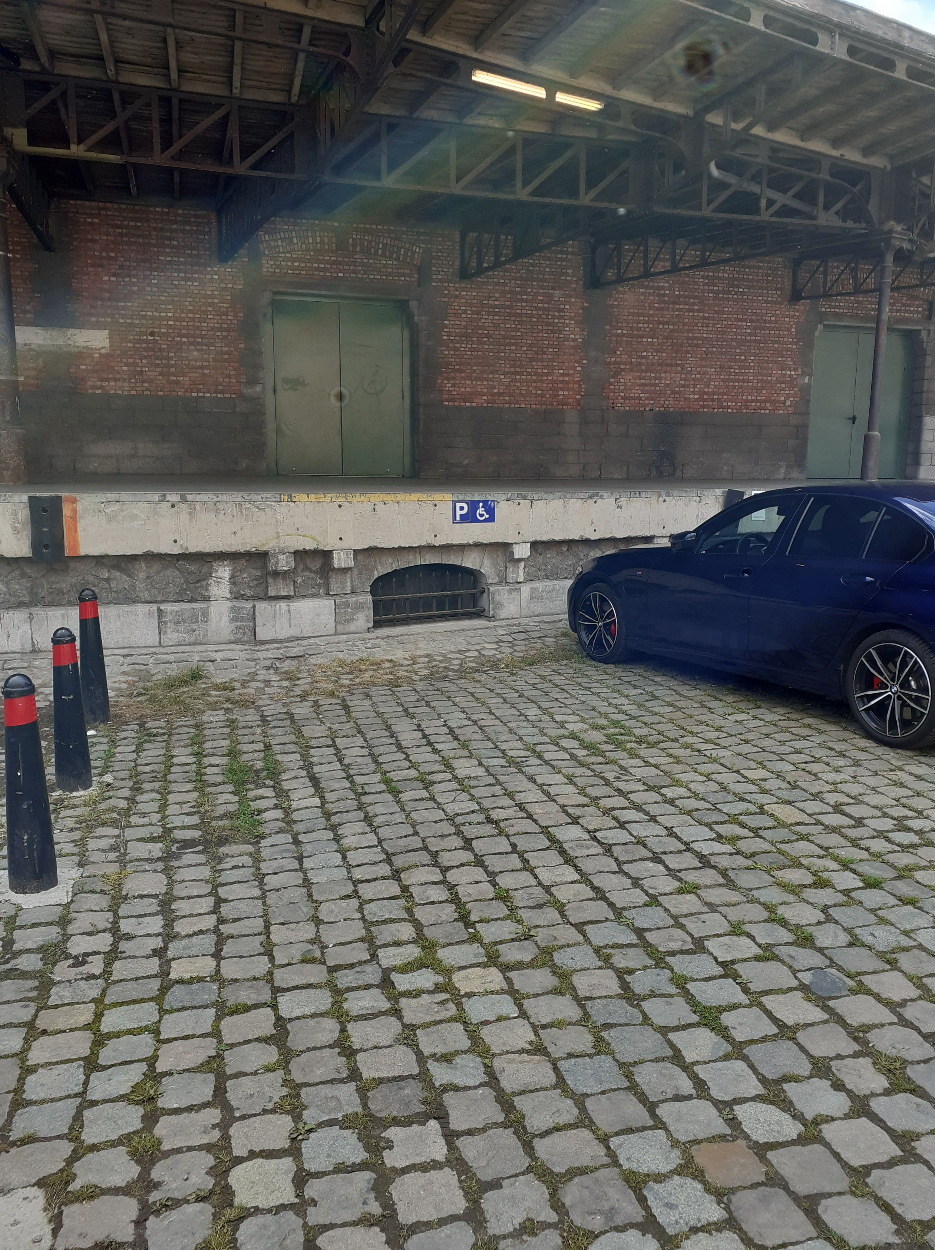Parking en pavés
