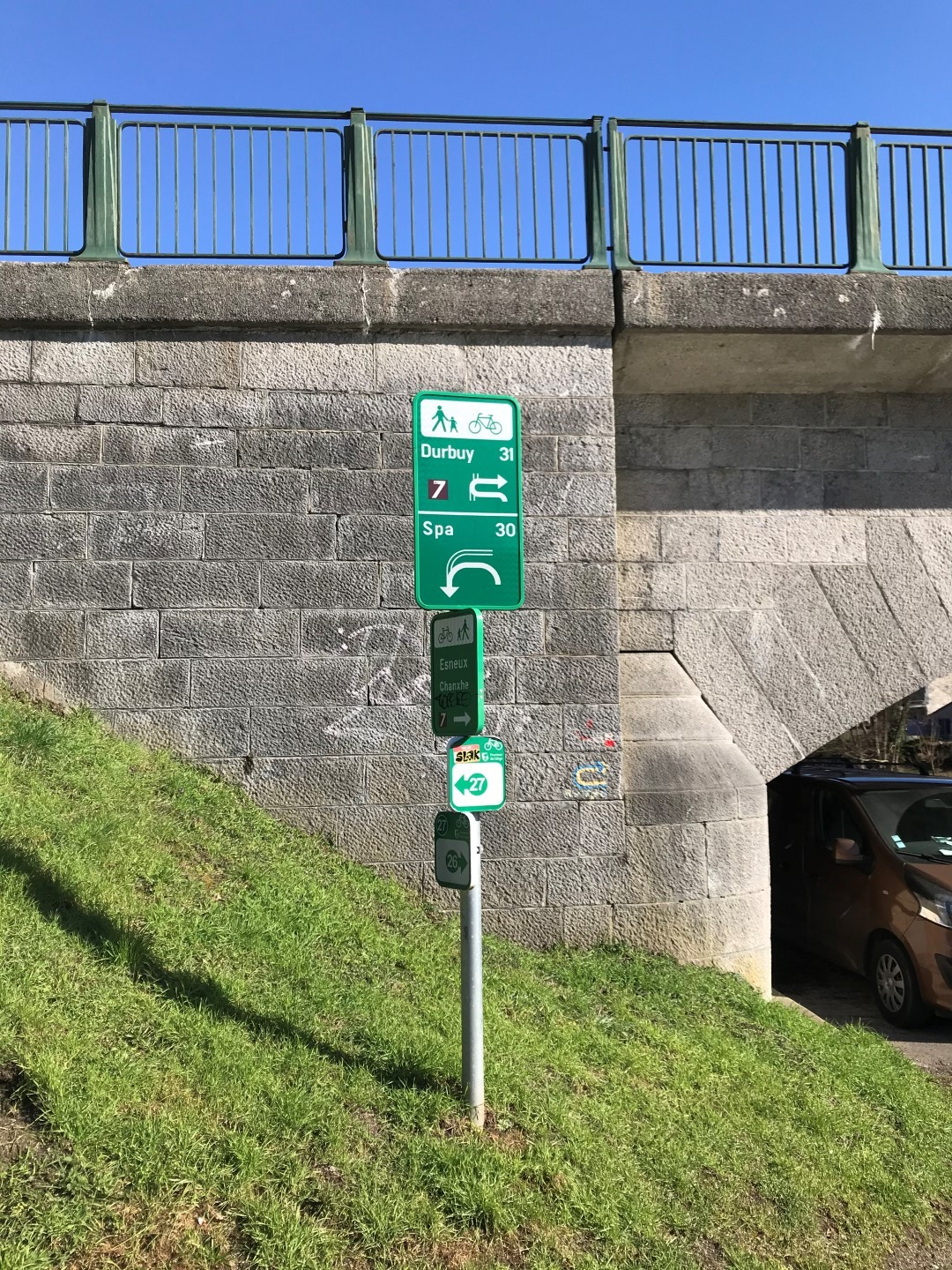 Très bonne signalétique tout le long du parcours